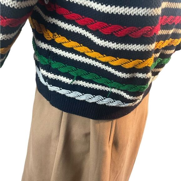 La Ligne Target Women’s Size S Multicolor Striped Cardigan Button Front Sweater - Picture 7 of 15